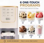 BLACK+DECKER Ice Cream Maker for Families & Kids – Make Protein, Keto & Dairy-Free Ice Cream, Gelato & Milkshakes at Home – Easy Creamy Pint Machine with Mix-Ins - Image 4
