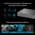 TP-Link TL-SX1008 | 8 Port 10G/Multi-Gig Unmanaged Ethernet Switch | Desktop/Rackmount | Plug & Play | Sturdy Metal Casing | Speed Auto-Negotiation, Free Expert Help - Image 3