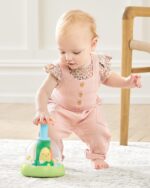Skip Hop Press & Spin Baby Toy, Farmstand What's Poppin Corn Spinner - Image 3