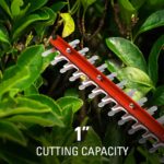 Greenworks 40V 24" Cordless Hedge Trimmer (1" Cutting Capacity), 2.0Ah USB Battery and Charger Included - Image 4