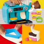 Play-Doh Super Slice Cake Playset, Toy Oven with Play Kitchen Accessories & 11 Modeling Compound Cans, Kids Arts & Crafts, Ages 3+ - Image 3