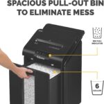Fellowes AutoMax Micro-Cut 100M Commercial Office Auto Feed 2-in-1 Paper Shredder with 100-Sheet Capacity, Black - Image 5