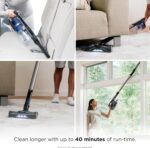 Shark Pet Cordless Stick Vacuum | HyperVelocity Suction, XL Dust Cup, LED Headlights | Removable Handheld with Crevice & Pet Multi-Tool | 40-Min Runtime | Lightweight, Portable | Grey | IX141 - Image 3