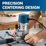 BOSCH Router 1617EVSPK 2.25 HP Combination Plunge- and Fixed-Base Woodworking Router - Image 5