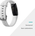 Fitbit Inspire HR Heart Rate and Fitness Tracker With S and L Bands, White, One Size, 1 Count - Image 4