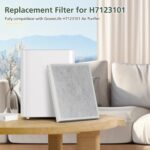 2 Pack H7123101/ H211 / H211S Replacement Filter for Govee Life Smart Air Purifier, 4-Layer HEPA Air Filter for Dust, Pollen, 2 Pack HEPA Filter + 4 Washable Pre-Filter - Image 3