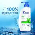 Head & Shoulders Anti Dandruff Shampoo, 2 Pack, Cool Menthol Scent Refreshes and Cleanses Scalp, Daily Use For all Hair Types, 22 oz Pump Bottles - Image 3