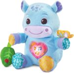 VTech Baby Hug-a-Hippo Musical Plush Toy with Lights and Textures, Blue - Image 3
