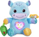 VTech Baby Hug-a-Hippo Musical Plush Toy with Lights and Textures, Blue - Image 5