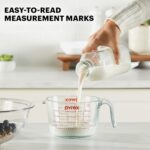 Pyrex 4-Cup Glass Measuring Cup For Baking and Cooking, Dishwasher, Freezer, Microwave, and Preheated Oven Safe, Essential Kitchen Tools - Image 3