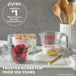 Pyrex 4-Cup Glass Measuring Cup For Baking and Cooking, Dishwasher, Freezer, Microwave, and Preheated Oven Safe, Essential Kitchen Tools - Image 5