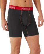 Hanes Men's Boxer Brief Underwear Pack, Stretch Cotton Boxer Briefs for Men, Moisture-wicking, 6-pack - Image 4