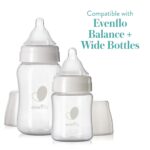 Evenflo Feeding Balance + Wide Neck BPA-Free Silicone Medium Flow Baby Bottle Nipple - 3 Months+, 6ct - Image 4