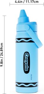 CamelBak Crayola Chug Insulated Stainless Steel Water Bottle, Cold Retention Design with Spill Resistant Chug Lid for Everyday Hydration, 16oz, Sky Blue - Image 3