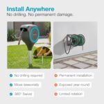 GARDENA Automatic Retractable Garden Hose Reel - 66 Feet - 360 Degree Swivel Outdoor Hose Reel with Metal Spike Base - Auto Retract - UV Resistant Housing - Easy Install No Tools Required - 18614 - Image 3