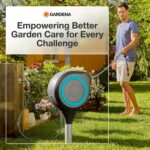 GARDENA Automatic Retractable Garden Hose Reel - 66 Feet - 360 Degree Swivel Outdoor Hose Reel with Metal Spike Base - Auto Retract - UV Resistant Housing - Easy Install No Tools Required - 18614 - Image 7