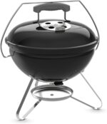 Weber Smokey Joe 14" Charcoal Grill – Portable Compact Charcoal BBQ Kettle with Tuck‑N‑Carry® Lid Lock & Durable Porcelain‑Enameled Finish for Outdoor Cooking - Image 3