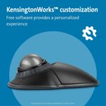 Kensington Orbit Wireless Trackball with Scroll Ring - Space Gray (K72675WW),Black/Grey - Image 4