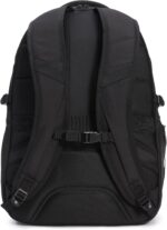 Amazon Basics Travel Laptop Backpack with Multiple Pockets and Compartments for 17 in / 43.1 cm Laptop, Water Resistant, Spacious with Padded Shoulder Straps, Black - Image 4