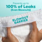 Pampers Diapers - Swaddlers 360° - Size 5, 116 Count, up to 100% Leakproof Comfy Dry Fit, Designed for Easy Changes, Pull On Baby Diaper (Packaging May Vary) - Image 7