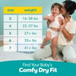 Pampers Diapers - Swaddlers 360° - Size 5, 116 Count, up to 100% Leakproof Comfy Dry Fit, Designed for Easy Changes, Pull On Baby Diaper (Packaging May Vary) - Image 8