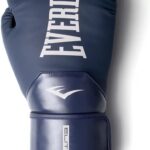 Everlast Elite 2 Boxing Gloves | Pro Training & Heavy Bag Gloves | Men & Women | Ventilated Palm | Multi-Layer Protection | Navy, 14 oz