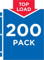 Avery Clear Heavyweight Sheet Protectors, Non-Glare, Easy Load, 200 Document Protectors (74401) - Image 4