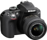 Nikon D3300 24.2 MP CMOS Digital SLR with Auto Focus-S DX Nikkor 18-55mm f/3.5-5.6G VR II Zoom Lens (Black) - Image 3