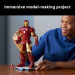 LEGO Marvel Iron Man Mark 3 Collectors’ Edition Building Set - Poseable Super Hero Construction Kit W/Mark 3 Minifigure for Adults, Ages 18+ - Collectible Gift Idea for Birthdays - 76344 - Image 3