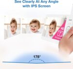 VTech Baby Monitor No WiFi, 2 Cameras, 7" IPS Split Screen, 5000mAh 12Hr Battery, 360° PTZ, 4X Zoom, Night Vision | Advanced HQ Max Twin - Image 4