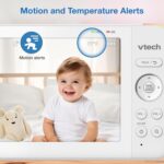 VTech Baby Monitor No WiFi, 2 Cameras, 7" IPS Split Screen, 5000mAh 12Hr Battery, 360° PTZ, 4X Zoom, Night Vision | Advanced HQ Max Twin - Image 6