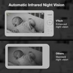 VTech Baby Monitor No WiFi, 2 Cameras, 7" IPS Split Screen, 5000mAh 12Hr Battery, 360° PTZ, 4X Zoom, Night Vision | Advanced HQ Max Twin - Image 7
