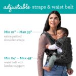 Infantino Flip 4-in-1 Baby Carrier Convertible Ergonomic, Black Leopard - Image 3