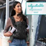 Infantino Flip 4-in-1 Baby Carrier Convertible Ergonomic, Black Leopard - Image 4