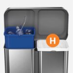 simplehuman Code H Custom Fit Drawstring Trash Bags in Dispenser Packs, 100 Count, 30-35 Liter / 8-9.2 Gallon, White - Image 4