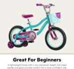Schwinn Elm Bike, 14 Inch Bike for Kids, Ages 3-4, SmartStart Ergonomic Design for Kids, Adjustable Seat Grows with Child, Rear Coaster and Front Caliper Brake, Training Bicycle - Image 3