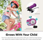 Schwinn Elm Bike, 14 Inch Bike for Kids, Ages 3-4, SmartStart Ergonomic Design for Kids, Adjustable Seat Grows with Child, Rear Coaster and Front Caliper Brake, Training Bicycle - Image 4