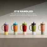 Ninja Blendboss™ | Personal Blender for Smoothies & Frozen Drinks | 26oz Travel Tumbler with LeakProof Lid, Chug Spout & Detachable Straw | Auto-iQ Technology | Watermelon Bubble Gum | DB351GN - Image 3