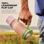 Ninja Blendboss™ | Personal Blender for Smoothies & Frozen Drinks | 26oz Travel Tumbler with LeakProof Lid, Chug Spout & Detachable Straw | Auto-iQ Technology | Watermelon Bubble Gum | DB351GN - Image 4