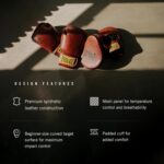 Everlast 1910 Leather Focus Mitts | Vintage Training Punching Mitts - Image 3