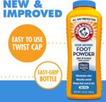 Arm & Hammer Foot Powder for Shoes & Feet, Talc-Free Odor & Moisture Control for Men & Women, 7 oz (3 Pack) - Image 4