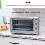 BLACK+DECKER Crisp 'N Bake Air Fryer Countertop Convection Toaster Oven, Large Capacity, 6-Slice, 5-in-1, Fits 12” Pizza, 60-Min Timer, Bake, Broil, Air Fry, Toast, Keep Warm, Stainless Steel - Image 7