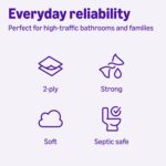 Amazon Basics Soft and Strong 2-Ply Toilet Paper, 6 Ultra Rolls = 24 Regular Rolls, Unscented, 340 Sheet (1 Pack of 6), Packaging May Vary - Image 5