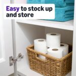 Amazon Basics Soft and Strong 2-Ply Toilet Paper, 6 Ultra Rolls = 24 Regular Rolls, Unscented, 340 Sheet (1 Pack of 6), Packaging May Vary - Image 6
