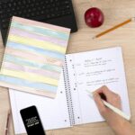 Five Star Spiral Notebook + Study App, 1 Subject, Wide Ruled, 8" x 10-1/2", 80 Sheets, Fights Ink Bleed, Water Resistant Cover, Pastel Stripes (930209F-ECM) - Image 7