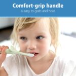Dr. Brown's Infant-to-Toddler Toothbrush, Elephant, Mint, 0-3 Years - Image 3