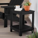 Keter Deluxe Adirondack Side Table - Black - Image 2