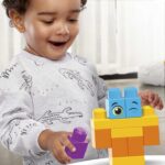 MEGA BLOKS Bigger Building Bag Building Set with 150 Big and Colorful Building Blocks, and 1 Storage Bag, Toy Gift Set for Ages 1 and up - Image 4