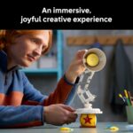 LEGO Ideas Disney Pixar Luxo Jr. - Room Decor and Building Set for Adults - Office and Desk Decor for Women and Men, Ages 18+ - Brick-Built Lamp DIY Kit - Collectible Gift Idea for Movie Fans - 21357 - Image 3