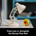 LEGO Ideas Disney Pixar Luxo Jr. - Room Decor and Building Set for Adults - Office and Desk Decor for Women and Men, Ages 18+ - Brick-Built Lamp DIY Kit - Collectible Gift Idea for Movie Fans - 21357 - Image 4